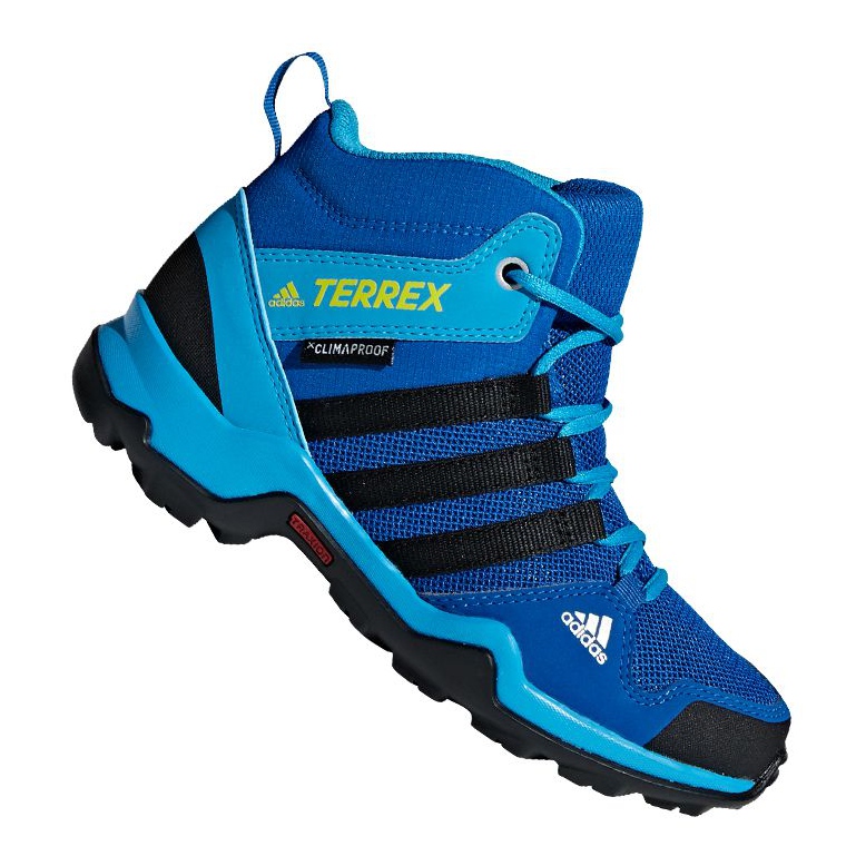 Chaussures adidas Terrex AX2R Mid Cp Jr BC0673 bleu multicolore