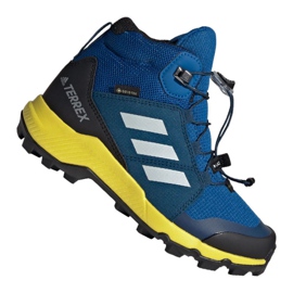 Chaussures adidas Terrex Mid Gtx Jr BC0596 noir bleu vert