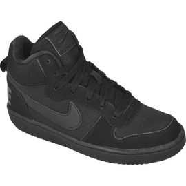 Chaussures Nike Sportswear Court Borough Mid (GS) Jr 839977-001 le noir
