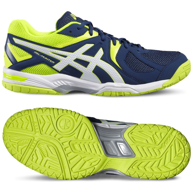 Chaussures d'entraînement Asics Gel Hunter 3 M R507Y-5801 bleu marin multicolore