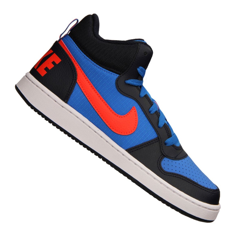 Chaussures Nike Court Borough Mid Jr 839977-403 bleu multicolore