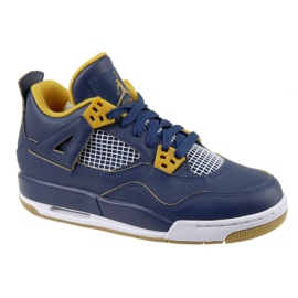 Nike Jordan 4 Retro Bg Jr 408452-425 bleu marine