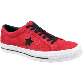 Converse One Star M 163246C chaussures rouges Converse One Star M 163246C chaussures rouges