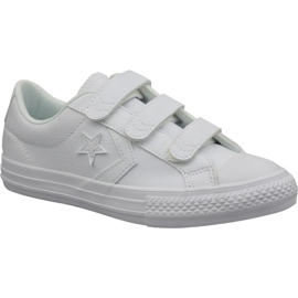 Chaussures Converse Star Player Ev Ox Jr 651830C blanc