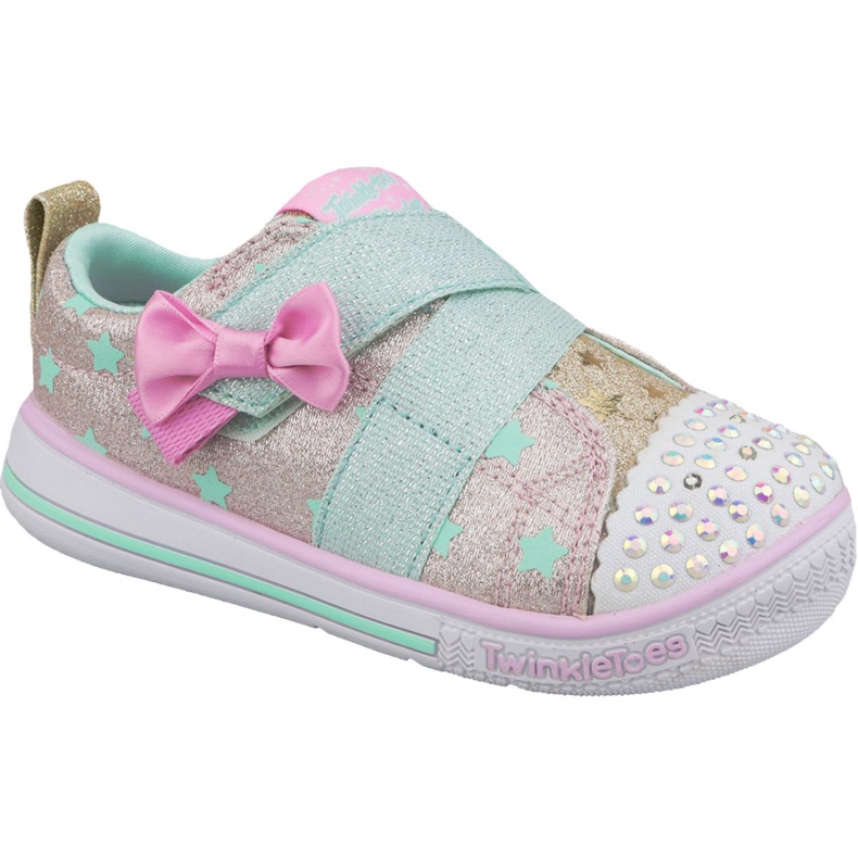 Chaussure Skechers Twinkle Play Jr 20138N-GDMT multicolore jaune