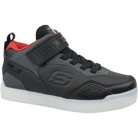 Chaussures Skechers Energy Lights Jr 90613L-BKRD le noir Chaussures Skechers Energy Lights Jr 90613L-BKRD le noir