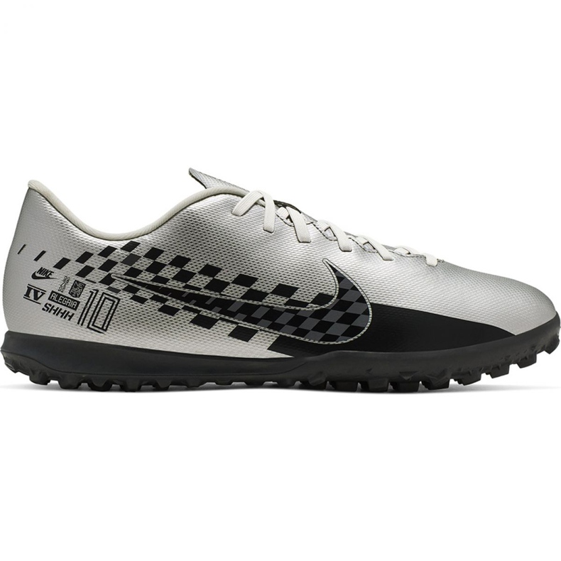 Chaussure de football Nike Mercurial Vapor 13 Club Neymar Tf M AT8000-006 gris argent