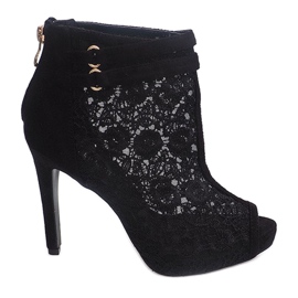 Sandales À Talons Hauts 8709 Noir