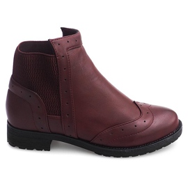 Bottines Jazz Classiques W102 Bordo rouge