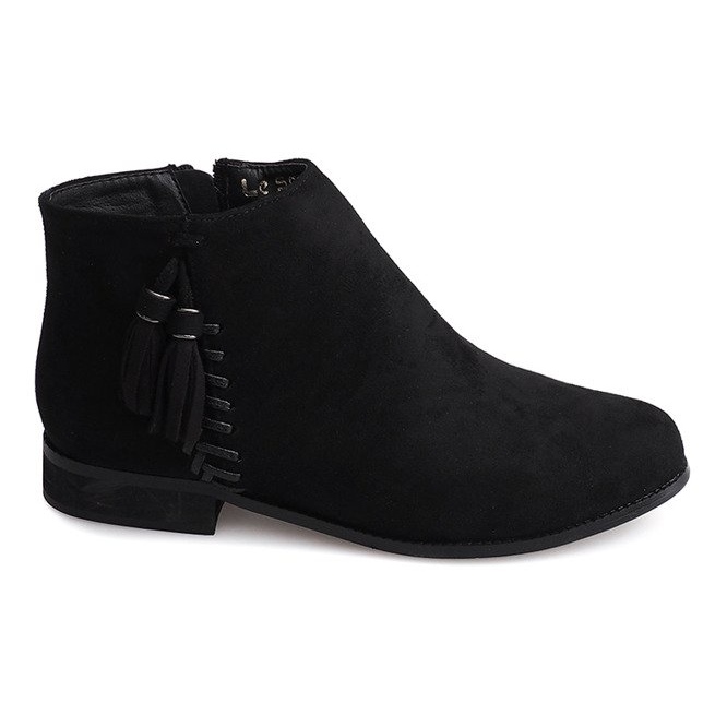 Bottines Daim Boho 99-8 Noir le noir