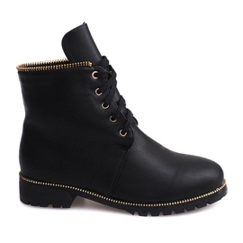 Bottes Trappeurs Avec Fourrure X685 Noir