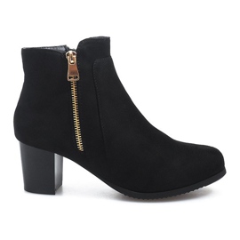 Bottes À Talon J0049-1 Noir le noir