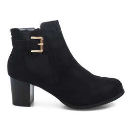 Bottes À Talon J0052-1 Noir le noir
