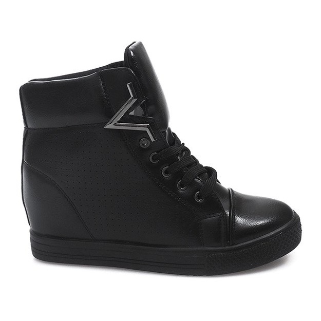 Baskets Compensées 2932-1 Noir le noir