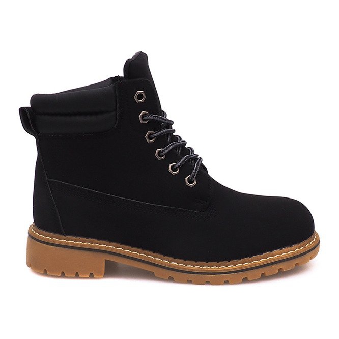 Bottes en bois isolées H88B Noir le noir