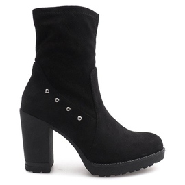 Bottes en daim BG-59 Noir le noir
