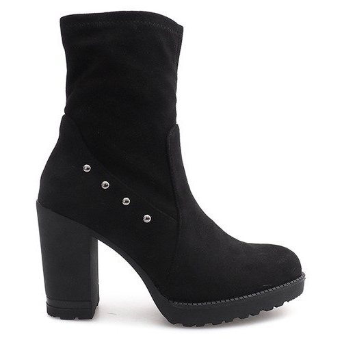 Bottes en daim BG-59 Noir le noir