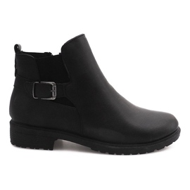 Bottes chaudes XY-293 Noir le noir