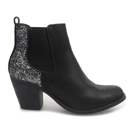 Boots Sur Talon Avec Elastique JA3090 Noir le noir