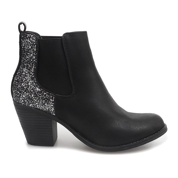 Boots Sur Talon Avec Elastique JA3090 Noir le noir