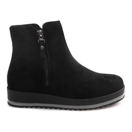 Bottines Chaudes Jodhpur boots K-103 Noir le noir