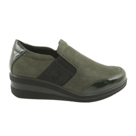 Chaussures compensées Sergio Leone 225 olive noir vert