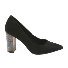 Escarpins en daim Filippo 1103 noir le noir