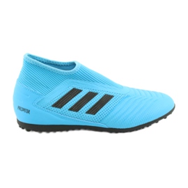 Chaussures de foot Adidas Predator 19.3 Ll Tf Jr EF9041 bleu