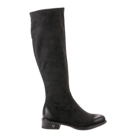 Bottines en daim VINCEZA noir