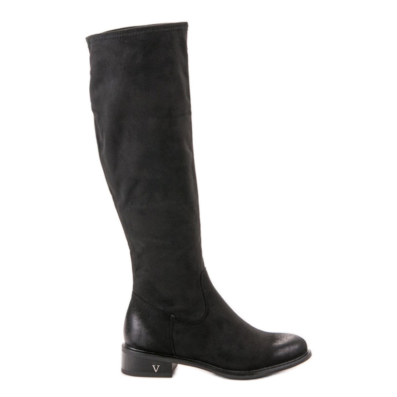 Bottines en daim VINCEZA le noir