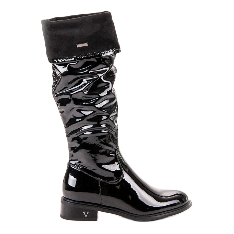 Boots VINCEZA vernis le noir