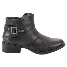 Groto Gogo Bottes avec boucle décorative noir