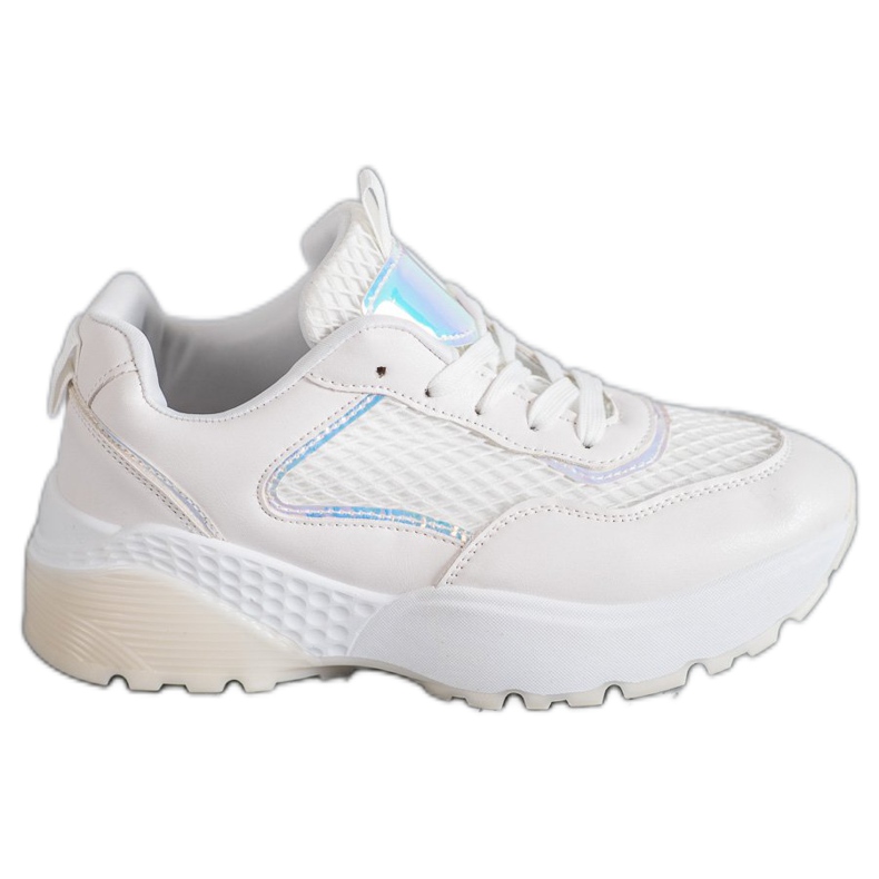SHELOVET Chaussures de sport confortables blanche