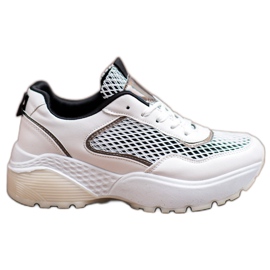 SHELOVET Chaussures de sport confortables blanc