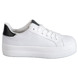 SHELOVET Chaussures de sport à la mode blanc