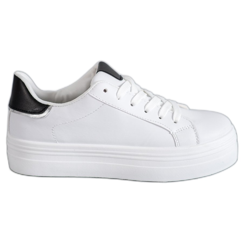 SHELOVET Chaussures de sport à la mode blanche