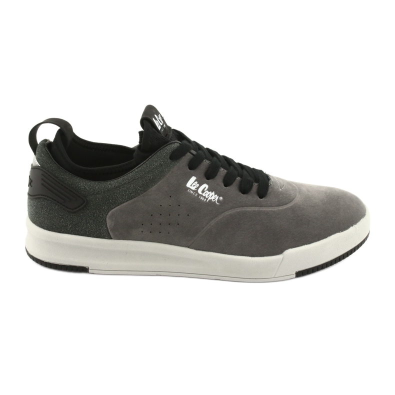 Lee Cooper 19-29-051B chaussures grises le noir