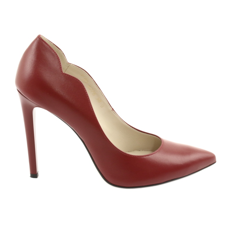 Escarpins rouges sur le talon Anis 4376