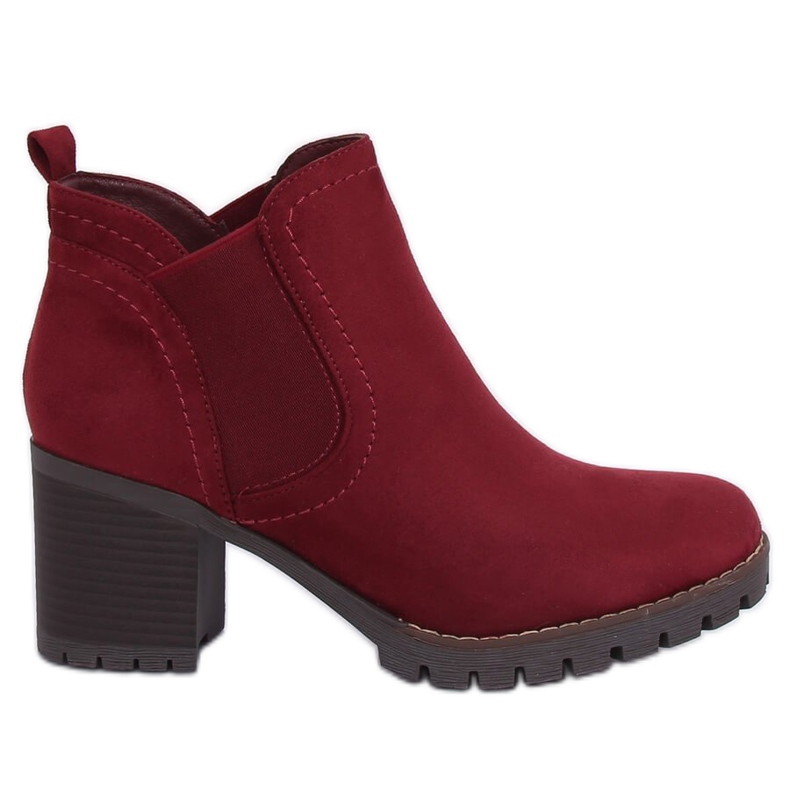 Maroon 8B879 Bottines Jodhpur vin rouge Maroon 8B879 Bottines Jodhpur vin rouge