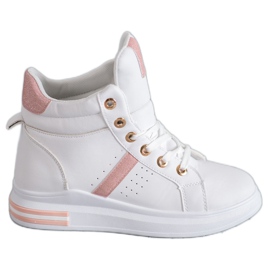 SHELOVET Baskets blanches femme