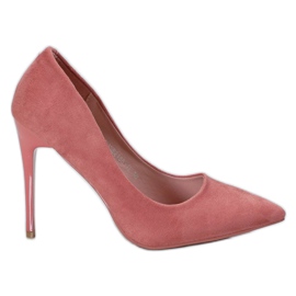 Cm Paris Talons en daim rose