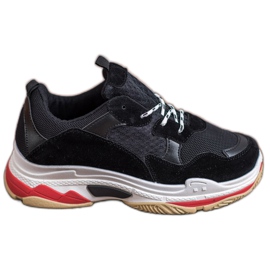 SHELOVET Chaussures de sport pour femmes noir