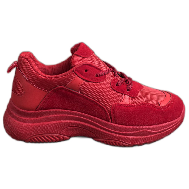 SHELOVET Chaussures de sport rouges