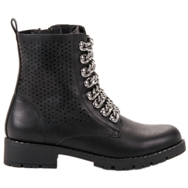 Groto Gogo Des bottines rock noir
