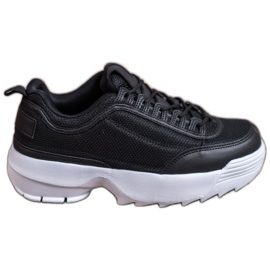 SHELOVET Chaussures de sport à la mode le noir SHELOVET Chaussures de sport à la mode le noir