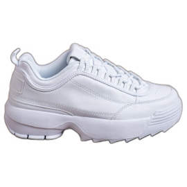 SHELOVET Chaussures de sport à la mode blanc