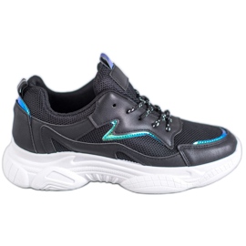 SHELOVET Chaussures de sport classiques noir