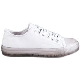 SHELOVET Baskets basses pour femmes blanc