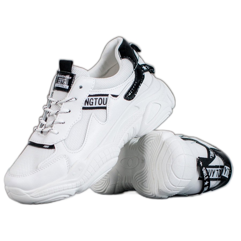 SHELOVET Chaussures de sport confortables blanche