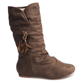 Bottes chaudes Saszki XQ38 Bottes kaki vert